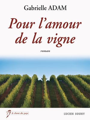 cover image of Pour l'amour de la vigne